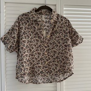 Rylee & Cru floral top size XS